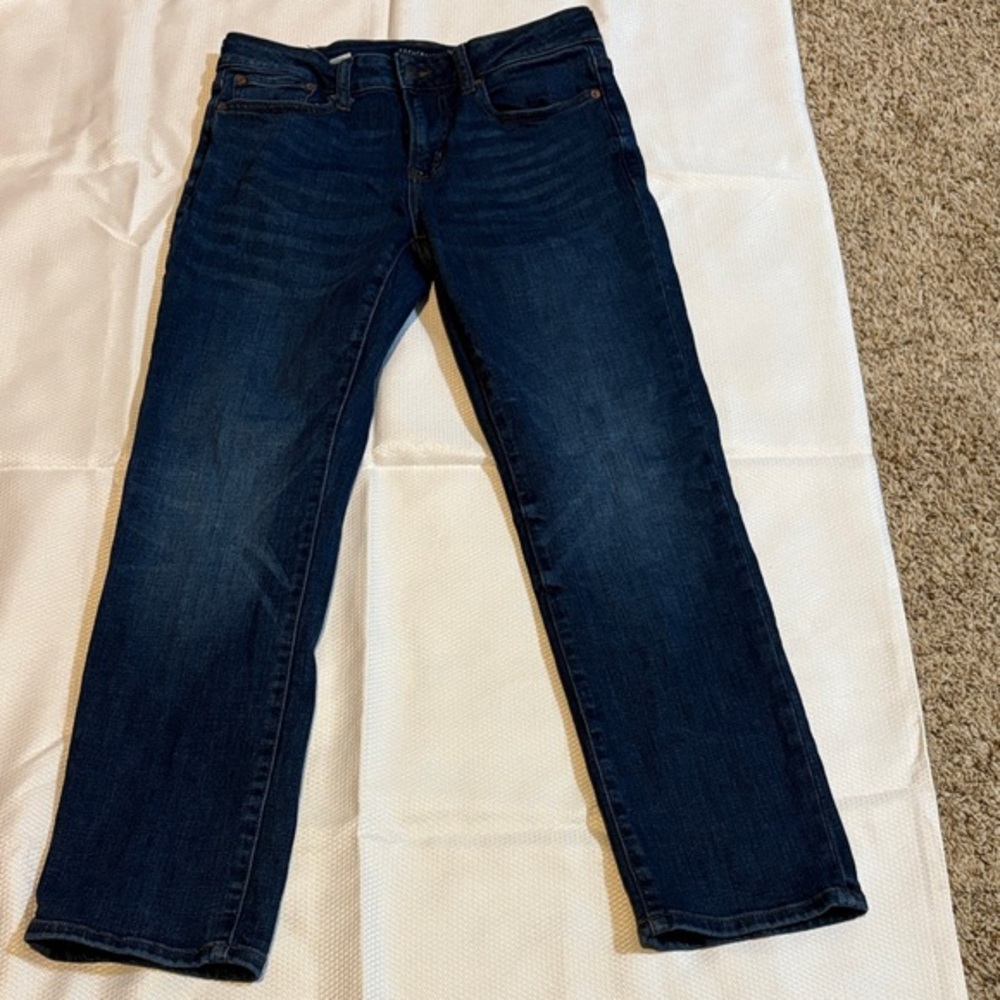 Aeropostale Men's Deep Indigo Straight Jeans  28x28